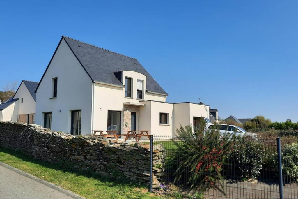 Maison récente avec vue mer, plage et port à pied Sarzeau Extérieur photo