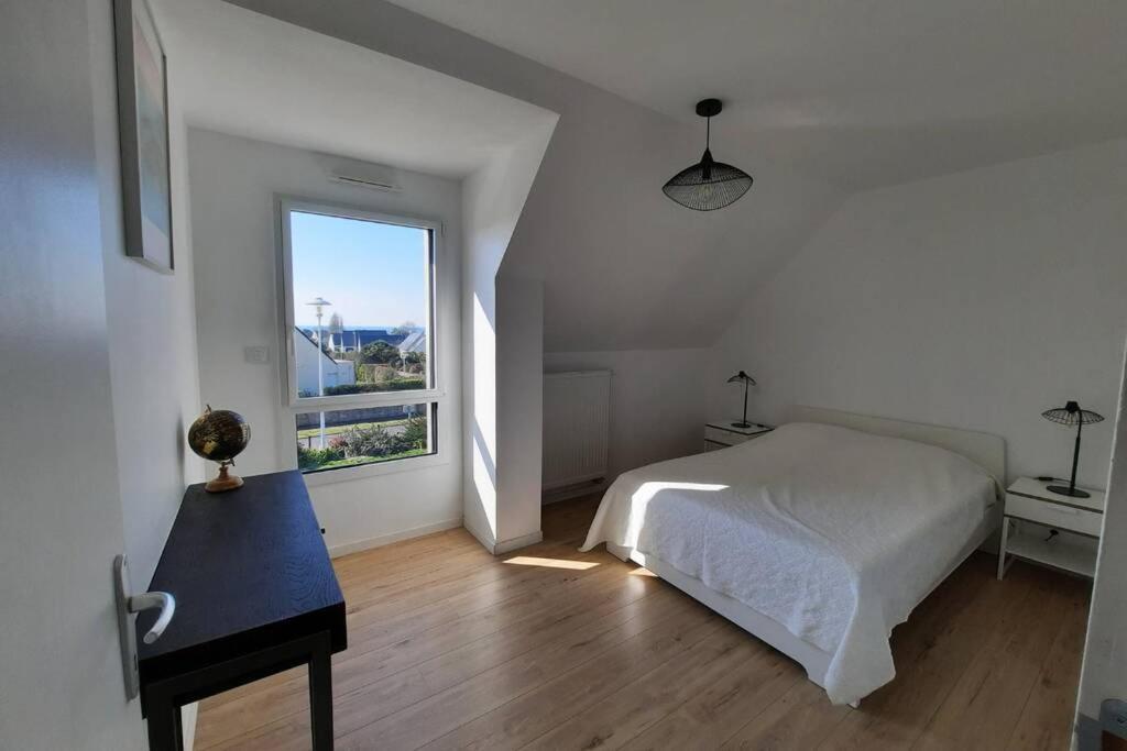 Maison récente avec vue mer, plage et port à pied Sarzeau Extérieur photo